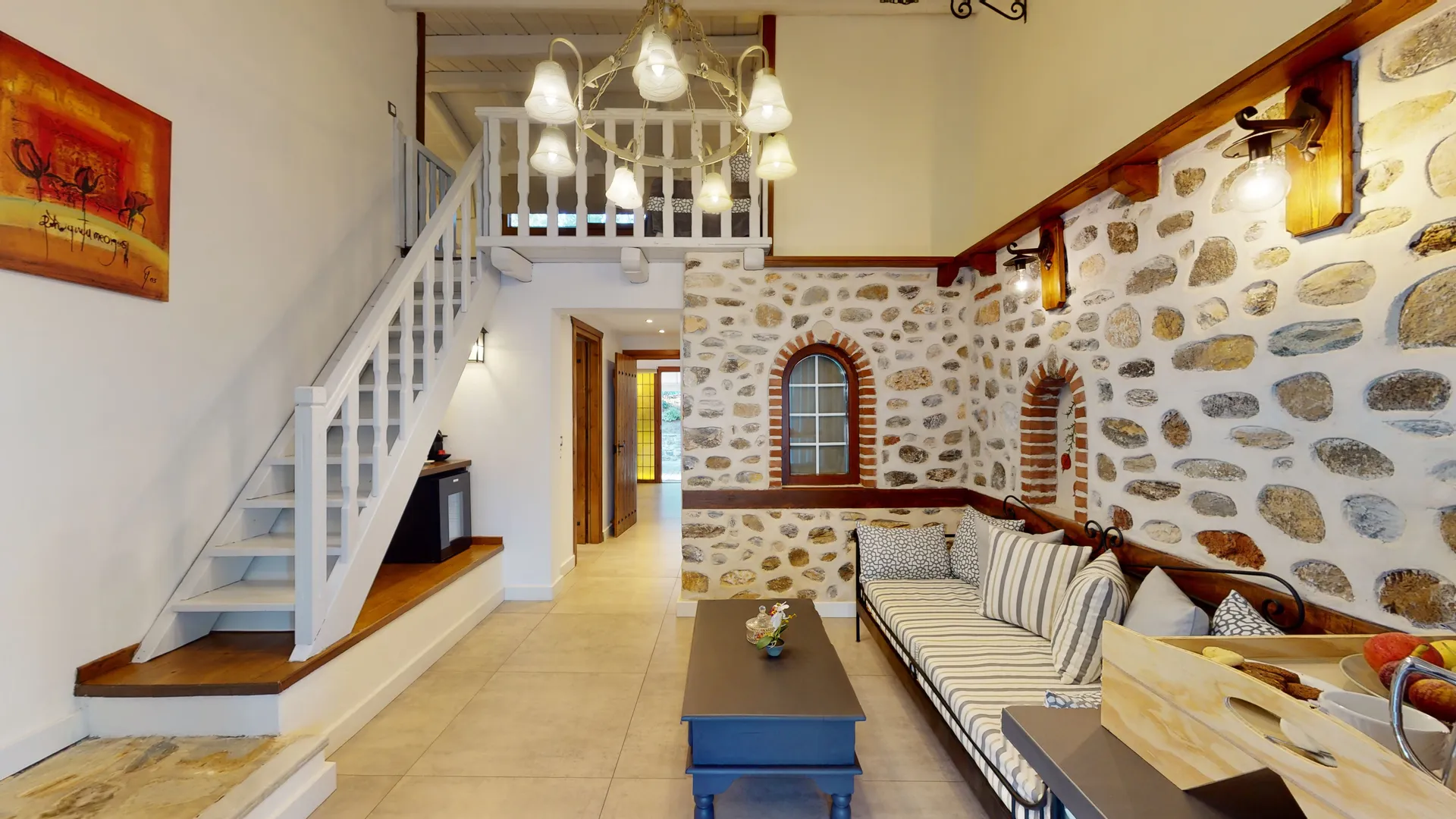 acrotel athena pallas - maisonette pool front dnevna soba